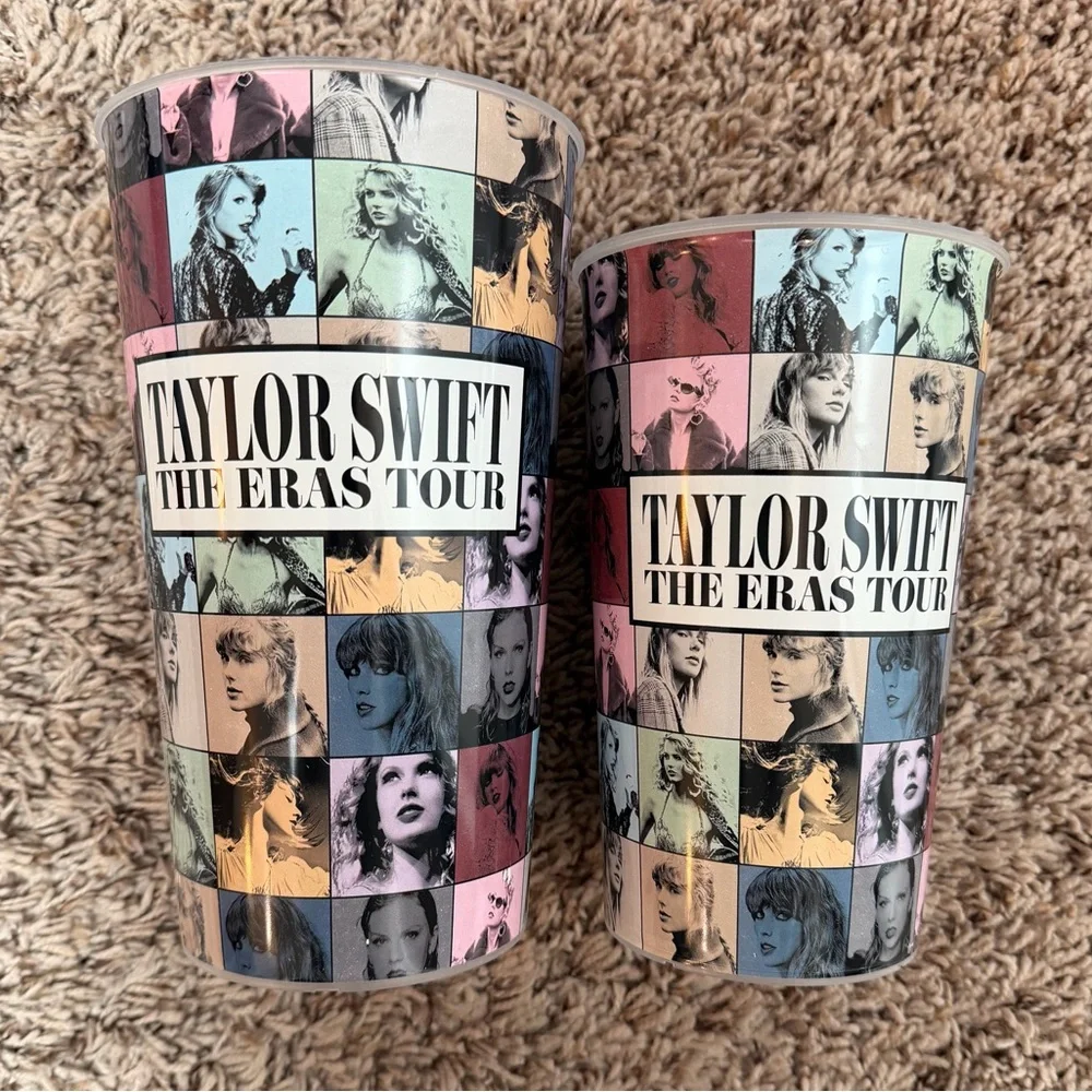 Taylor Swift Eras Tour Tapestry and 2 Limited Edition Souvenir Cups Collectables